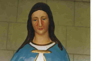 Maria en haar maandelijkse bloeding